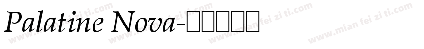 Palatine Nova字体转换